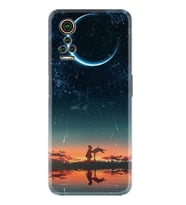 General Mobile GM 21 Pro GM 22 Pro Plus Kılıf Desemli Silikon Ay ve Kız 1720