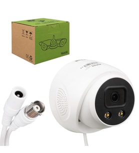 Plato PL-25273 2 MP Color Vu 3.6 Mm 2 Atom Led Plastik Kasa AHD Dome Kamera