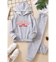 Çocuk Brooklyn Eşofman Takımı (Gri)