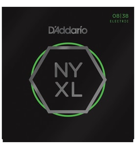 DADDARIO NYXL0838 ELEKTRO GİTAR TEL SETİ, 08-38, EXTRA SUPER LIGHT