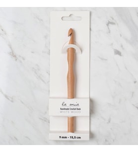 La Mia Whitewood 9 Mm 15.5 Cm Ahşap Yün Tığ