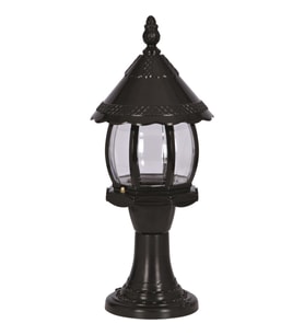 AVONNI BSU-68184-BSY-K Siyah Boyalı Dış Mekan Aydınlatma E27 ABS Polikarbon Cam 20cm