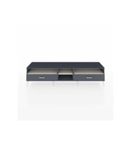 Hyperion TV Ünitesi 3 Raflı 2 Çekmeceli  220x44x51 Antrasit-Aytaşı/Antrasit