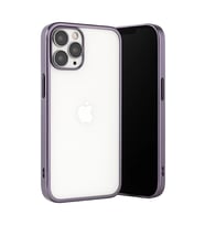 Apple iPhone 13 Pro Max Kılıf Razer Lensli Silikon - Mor