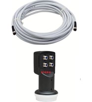 Kablosu Dörtlü Çıkış Çanak Uydu 4k Full Hd 3d Lnb F Konnektör 4 Lü Quad Lnb LNB