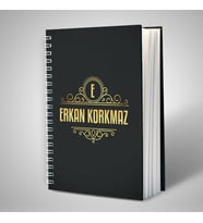 İsme Özel Şık Kapaklı Sevgili Defteri