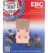Ebc Fa084R 2001-2023 Kawasaki KX 85 Uyumlu Arka Fren Balatası Sinterli Balata