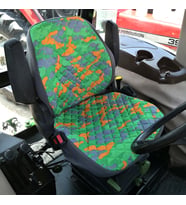 John Deere Traktör Koltuk Kılıfı- Yeşil Kamuflaj - İthal İmpertex