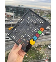 Pac Man Özel Tasarım 3D Motosiklet Pleksi Plakalık
