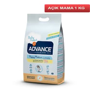 Advance Puppy Medium Tavuklu Orta Irk Yavru Köpek Maması 1 Kg AÇIK