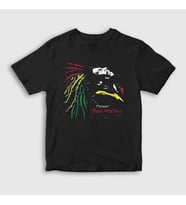 Presmono Unisex Çocuk Siyah Forever Bob Marley T-Shirt 264882tt