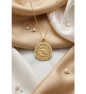 925 Ayar Gümüş Başak Burcu Kolye