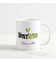 Diyetisyen Kupa Bardak (3. Tasarım) (Beyaz)