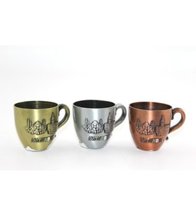 Periboia Metal İstanbul Yöresel Bardak  (Karışık)