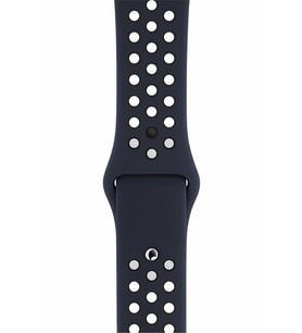 Pazariz Apple Watch Uyumlu 42-44-45 Mm Bileklik Spor Band Kordon Lacivert (Sarı)
