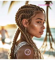 X-Pression Afrika Örgüsü ve Rasta İçin Sentetik saç  165GR-27-1
