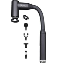 Long Handle - Isıtmalı Uzun Saplı Sırt ve Vücut Masaj Tabancası – Derin Doku Etkili, 5 Başlıklı