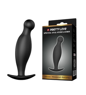 Pretty Love 12CM siyahi  Plug  Tıkaç Stimülatör  Penis