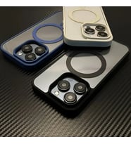 IPHONE 15 PRO UYUMLU ŞEFFAF-SİYAH TELEFON KILIF