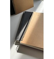 Tanıtım Spiralli Defter, Kraft Kapaklı, B5 Boyutunda (182x257 mm), 100 Yaprak (Çizgisiz)