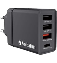 Verbatim 49700 Chr-30Eu1 Usb Charger 30W Black Usb Şarj Cihazı (Çok Renkli)