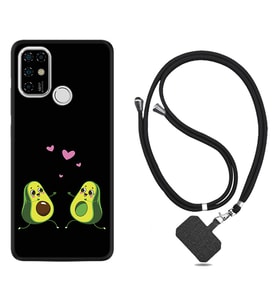 Casper E30 F20 X20 Kılıf Boyun Askılı Silikon Aşık Avokadolar 1642