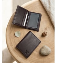%100 Hakiki Deri Minimalist Dikey Küçük Model Kredi Kartlık Ve Cüzdan