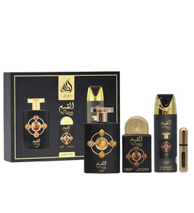 Lattafa Pride Al Qiam Gold EDP 100 ml + EDP 20 ml + Deodorant 200 ml Unisex Parfüm Seti