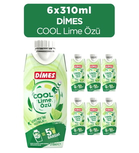 Dimes Cool Lime Özü 310 Ml 6'lı Paket