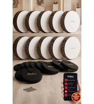 Midex BR-510X 10'lu Bendir Def Toptan Paket Akort Ayarlı EL Tutma Oyuklu Çantalı