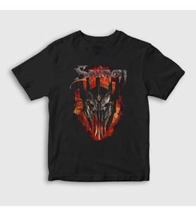Presmono Unisex Çocuk Siyah Sauron 1 Yüzüklerin Efendisi Lord Of The Rings T-Shirt 487248tt
