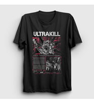 Presmono Unisex Siyah Poster V1 Ultrakill T-Shirt 529150tt