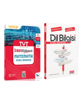 Sınav Yayınları TYT Matematik ve AKM Dil Bilgisi Soru Bankası Seti 2 Kitap