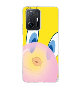 Xiaomi Mi 11T - 11T Pro Uyumlu Tweety Tasarımlı Şeffaf Telefon Kılıfı