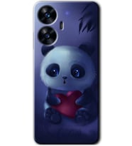 Realme C55 Kılıf HD Desen Baskılı Kılıf - Bebek Panda