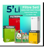 Filtron Mercedes Vito 111 CDI 1.6 Dizel Filtre Bakım Seti Castrol Motor Yağlı (2014-2021) 5 Li