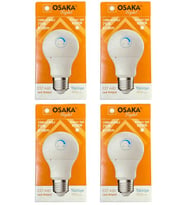 Osaka 10W (75W) 6500K (Beyaz Işık) E27 Duylu Dim Edilebilir Led Ampul (4 Adet)