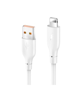 Dc64 Usb To Lightning 1m 3.0a Hızlı Şarj Kablo - Beyaz