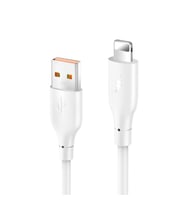 Dc64 Usb To Lightning 1m 3.0a Hızlı Şarj Kablo - Beyaz