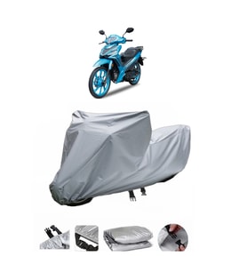 Yuki Solid 125  Gri Motosiklet Brandası ARKA ÇANTA UYUMLU DEĞİLDİR
