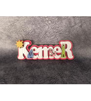 Magnet Dümen Çapa Gemi Kule Yelken Deniz Kabuk Nazar Göz Buzdolabı Süsü Ahşap Magnet Mıknatıslı Hediyelik Eşya