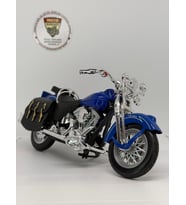 Harley-Davidson Heritage Softail Classic Lacivert 1:12 Diecast Motosiklet