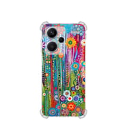 PrintiFy Redmi Note 13 Pro Plus ile Uyumlu Düşlerin Dansı Serisi Folklorik Bahçe Tasarımlı Uv Baskılı Köşe Korumalı Antişok Kılıf