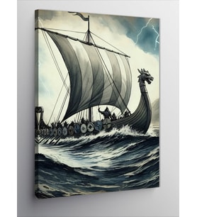 Kanvas Tablo Viking Gemisi