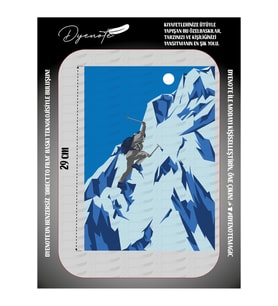 Winter Sport Kış Sporu Climbing Dağcılık Tekstil Ütü İle Yapışan Transfer Baskı Kağıdı DTF BASKI