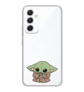 Samsung Galaxy A04S Uyumlu Baby Yoda Tasarımlı Şeffaf Telefon Kılıfı