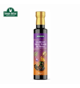 Aksu Vital Kara Mürverli Çinko C Vitaminli Dut Pekmezi 350g