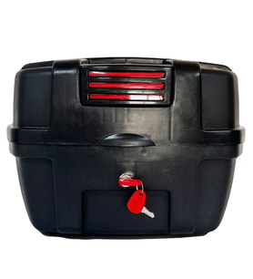 Motosiklet Arka Çantası 35 Litre Siyah-Reflektörlü