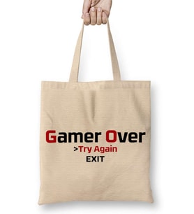 Game Over Bez Çanta Uzun Saplı