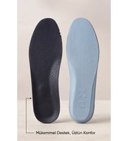 AeroForm Comfort: Memory Foam Akıllı Hafızalı Hakiki Deri Kaplama Ortopedik Ayakkabı Tabanlığı (36-45 Numara, Darbe Emici Anatomik Destek)